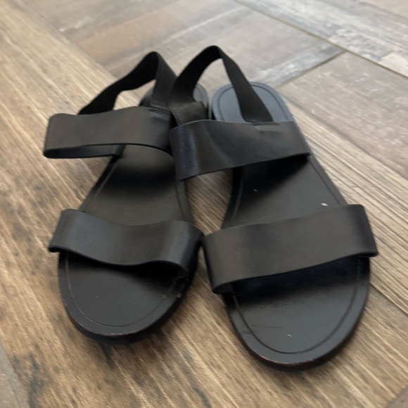 & OTHER STORIES Slingback Leather Sandals size 9.5 - Picture 2 of 6